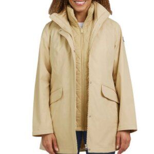 Lands' End Women's 3-in-1 Systems Jacket Tan  Size XL New Without Tags